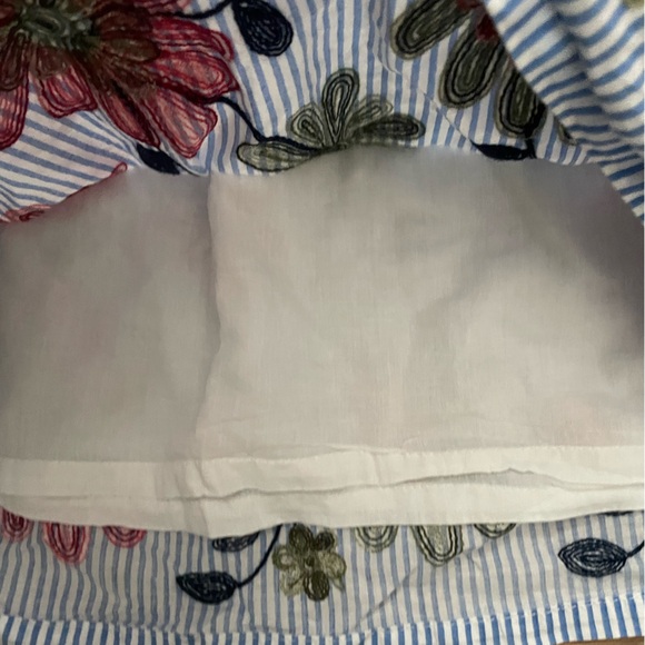 Embroidered floral summer dress for girls - Picture 3 of 5